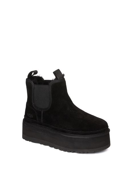 stivale chelsea neumel nero UGG | NEUMELPLATFORMCHELSEAMONTONE-BLK